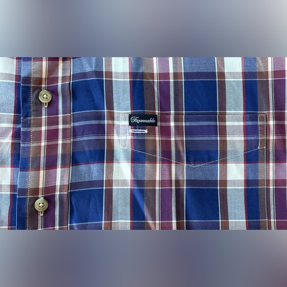 Faconnable Striped Poplin Shirt - Picture 4 of 8